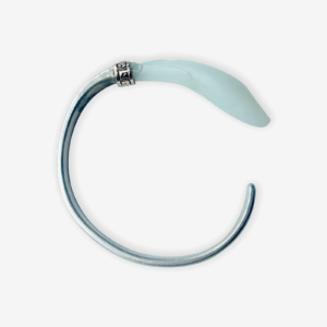 #2 Hetian Jade Gold and Silver Inlaid Bracelet