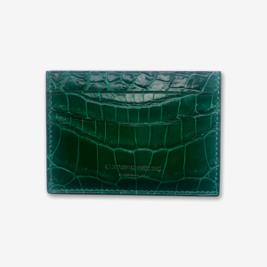 #02 American Alligator Leather Card Holder