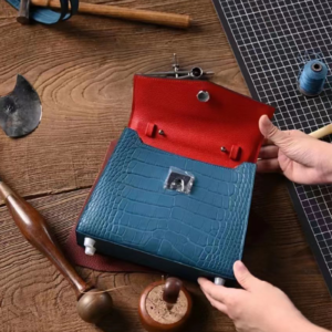 #10 Matte Crocodile Leather Bag